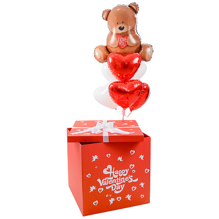 1 Набор воздушных шаров гелиевых "Happy Valentine's Day"