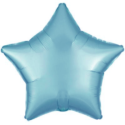 1 Шар Звезда пастель blue 45см